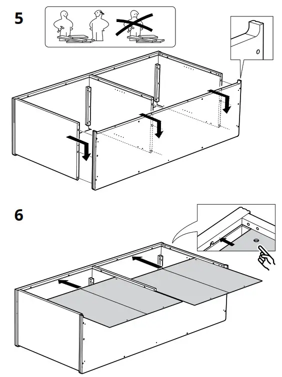 IKEA LANESUND Storage Combination Grey Brown - fig 7