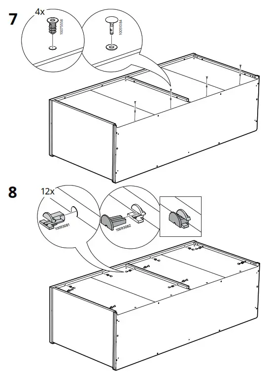 IKEA LANESUND Storage Combination Grey Brown - fig 8