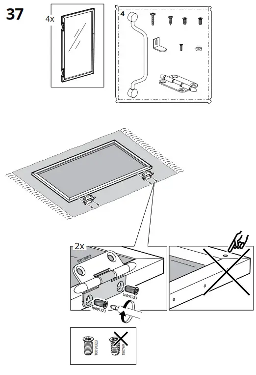 IKEA LANESUND Storage Combination Grey Brown - fig30