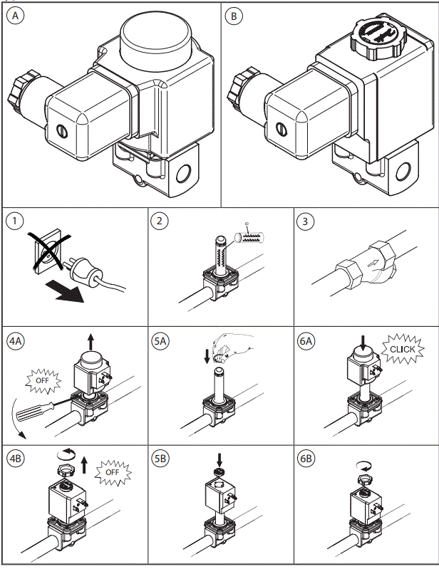 Danfoss EV210B Solenoid Valve-FIG1