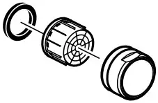 hansgrohe 27471000 Raindance Shower Head and Arm - Symbol 6