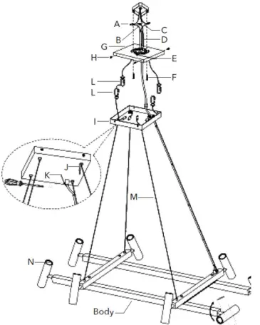 ETHAN ALLEN 093129 Kusama Abstract 16-Light Mixed-Material Chandelier-FIG1