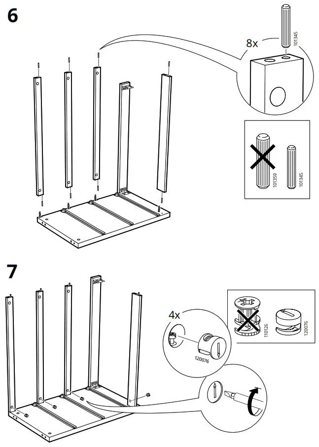 IKEA 703 546 44 MALM Chest Of 6 Drawers - overview 10