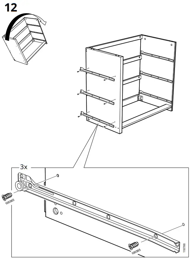 IKEA 703 546 44 MALM Chest Of 6 Drawers - overview 13