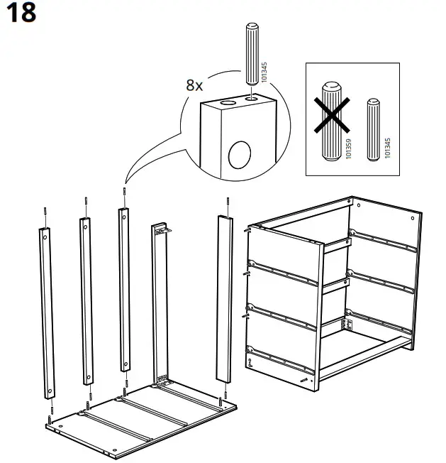 IKEA 703 546 44 MALM Chest Of 6 Drawers - overview 17