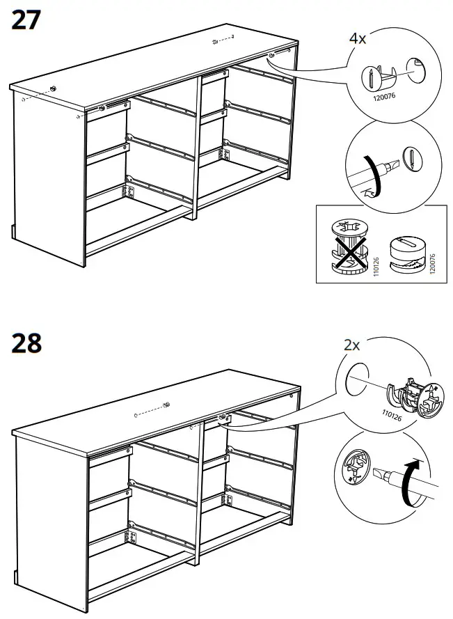 IKEA 703 546 44 MALM Chest Of 6 Drawers - overview 23