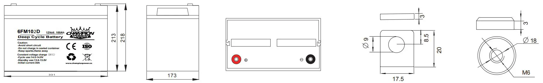 ACDC-6FM102D-Deep-Cycle-Batteries-12Volt-102Ah (2)
