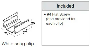 Q TRAN INSTALL FXT FLEXIBLE WALA Flexible Square LED Fixture - COMPONENTS & HARDWARE 1
