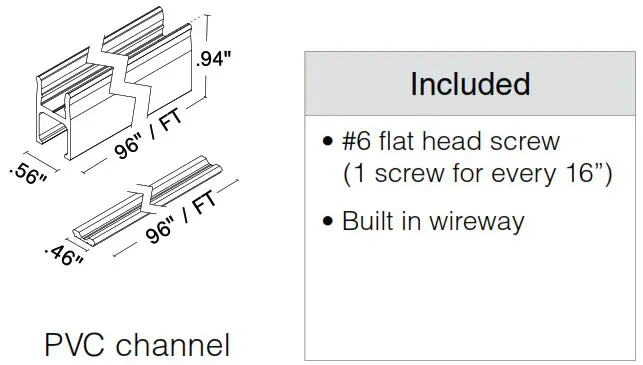Q TRAN INSTALL FXT FLEXIBLE WALA Flexible Square LED Fixture - COMPONENTS & HARDWARE 4