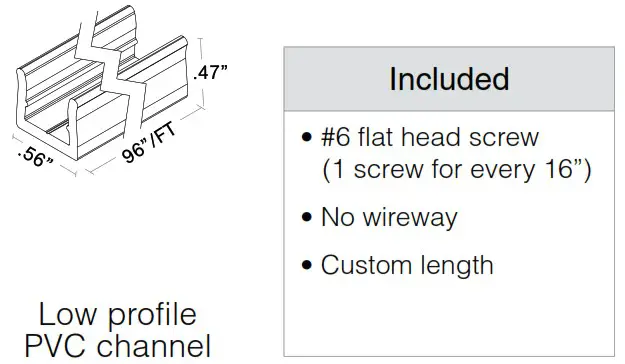 Q TRAN INSTALL FXT FLEXIBLE WALA Flexible Square LED Fixture - COMPONENTS & HARDWARE 8