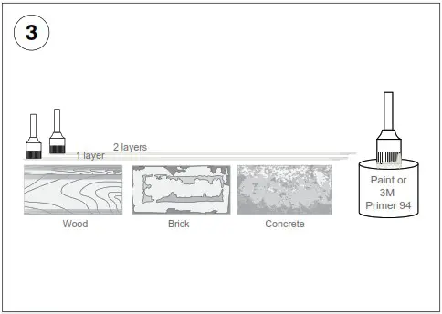 Q TRAN INSTALL FXT FLEXIBLE WALA Flexible Square LED Fixture - SURFACE MOUNTING METHOD 3