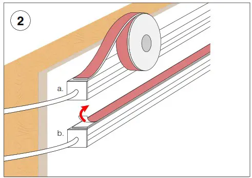 Q TRAN INSTALL FXT FLEXIBLE WALA Flexible Square LED Fixture - SURFACE MOUNTING METHOD 5