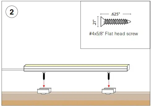 Q TRAN INSTALL FXT FLEXIBLE WALA Flexible Square LED Fixture - SURFACE MOUNTING METHOD 8