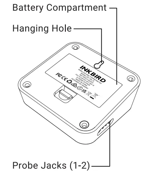 INKBIRD IDT 34c-B Wireless BBQ Thermometer - Fig 1
