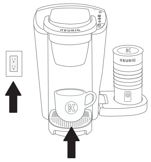 KEURIG K.Latte Serve Coffee and Latte Maker - assembly 1