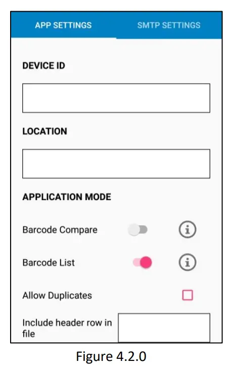 Barcode List Function