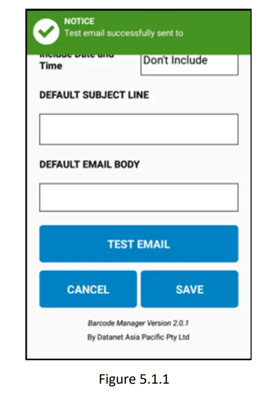 Sending Data in an Email