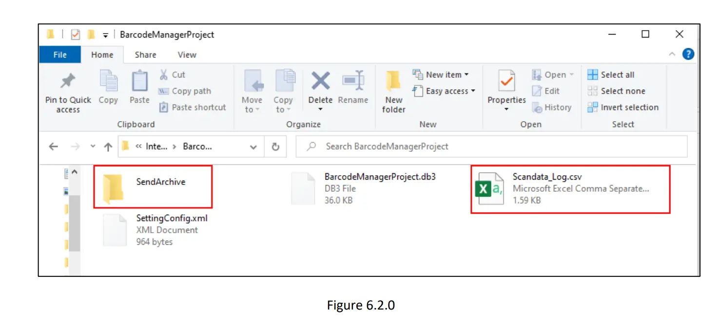 Settings File and Backup Data on the Computer