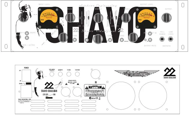 Ashdown Engineering 22-Head Shavo Odadjian Signature Bass Amp Head-FIG2