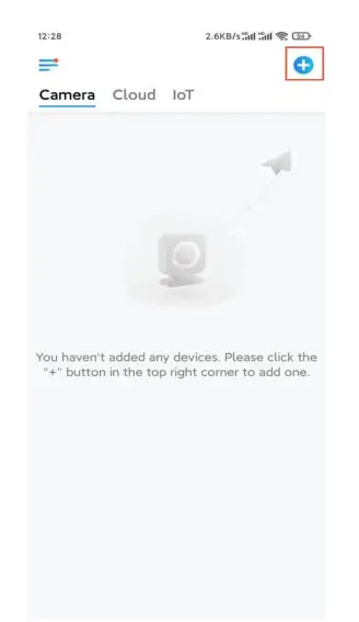 Set up the Camera on the App