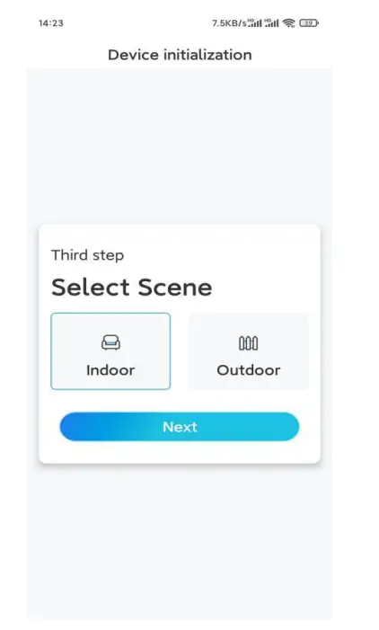 Set up the Camera on the App