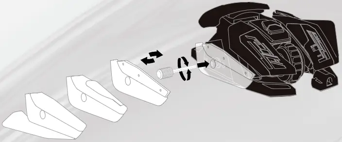 MAD CATZ R.A.T. PRO X3 Fully Customizable Optical Corded Gaming Mouse 5