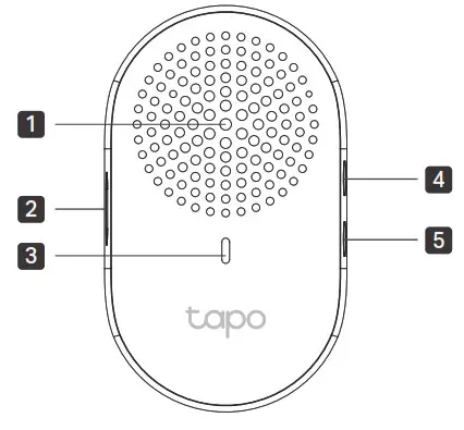 3tp-link Tapo D100C Tapo Smart Video Doorbell Wired - Chime Appearance