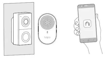 3tp-link Tapo D100C Tapo Smart Video Doorbell Wired - Fig8