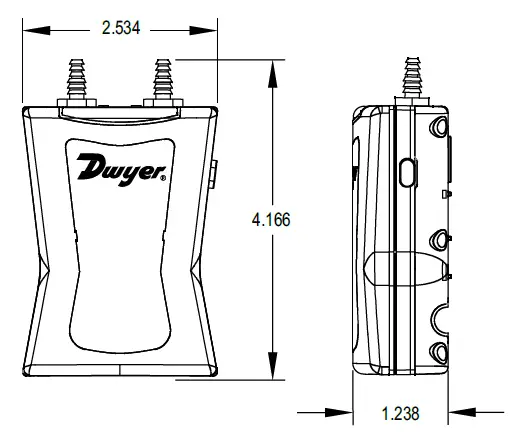 Dwyer-Instruments-Series-DP3-Wireless-Differential-Pressure-Manometer-fig-1