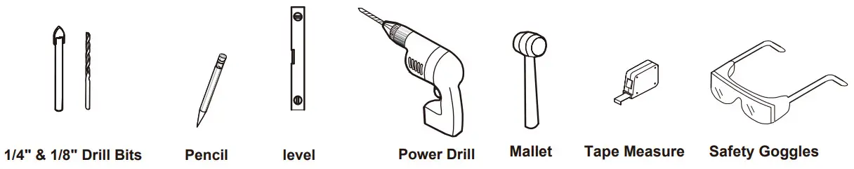 The Home Depot AM1205D-49 Black Aluminum Medicine Cabinet with Mirror - HARDWARE AND TOOLS