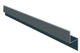 The Home Depot AM1205D-49 Black Aluminum Medicine Cabinet with Mirror - Mounting Bracket