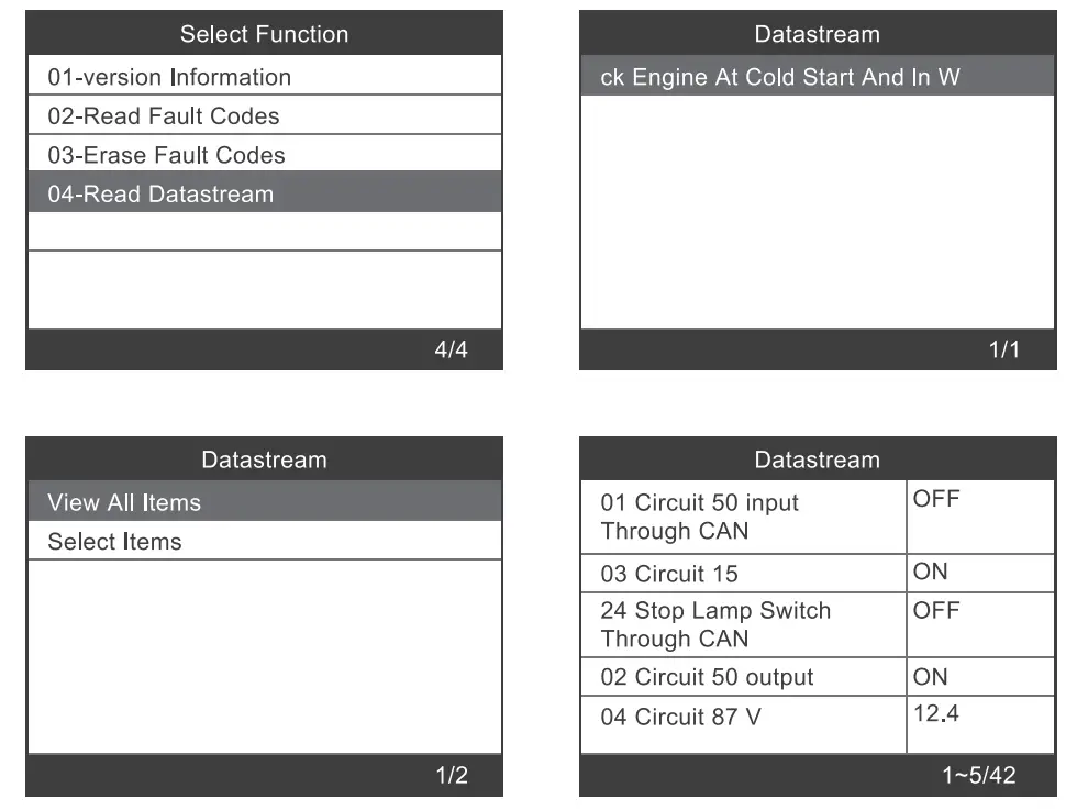 ANCEL BZ700 Mercedes Benz Multi System Scanner - Figure 12