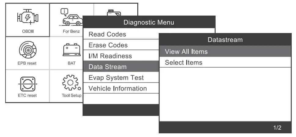 ANCEL BZ700 Mercedes Benz Multi System Scanner - Figure 26