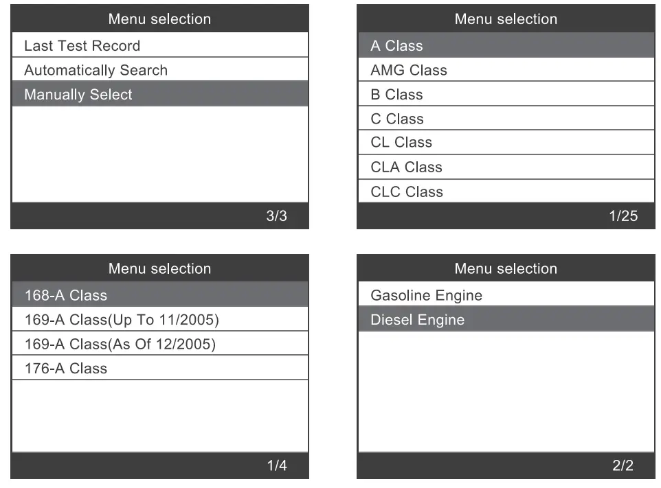 ANCEL BZ700 Mercedes Benz Multi System Scanner - Figure 4