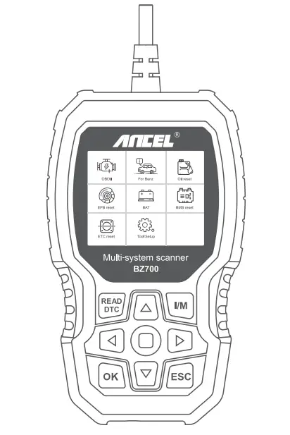 ANCEL BZ700 Mercedes Benz Multi System Scanner