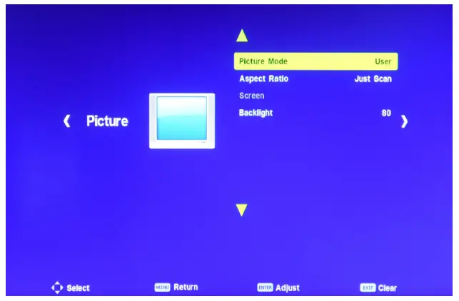 SEURA 19.6, 27.6 Vanity TV Mirror - Picture