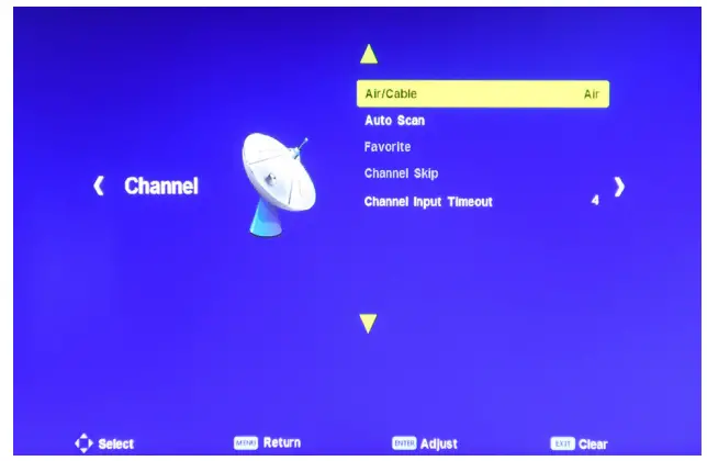 SEURA 19.6, 27.6 Vanity TV Mirror - Settings