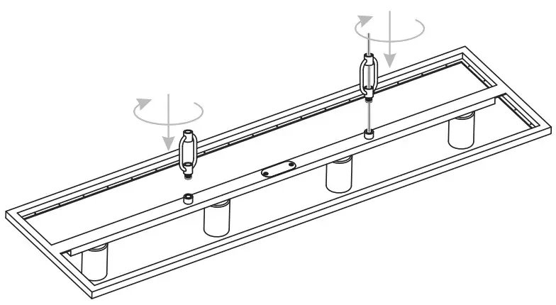 QUOIZEL SGL434MBK Seigler 4 Light Matte Black Linear Chandelier - fig 3