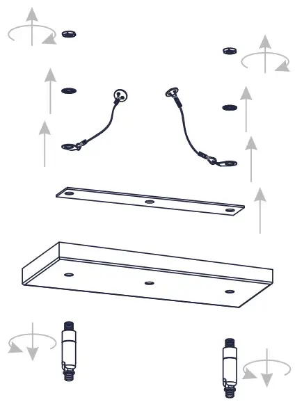 QUOIZEL SGL434MBK Seigler 4 Light Matte Black Linear Chandelier - fig 5