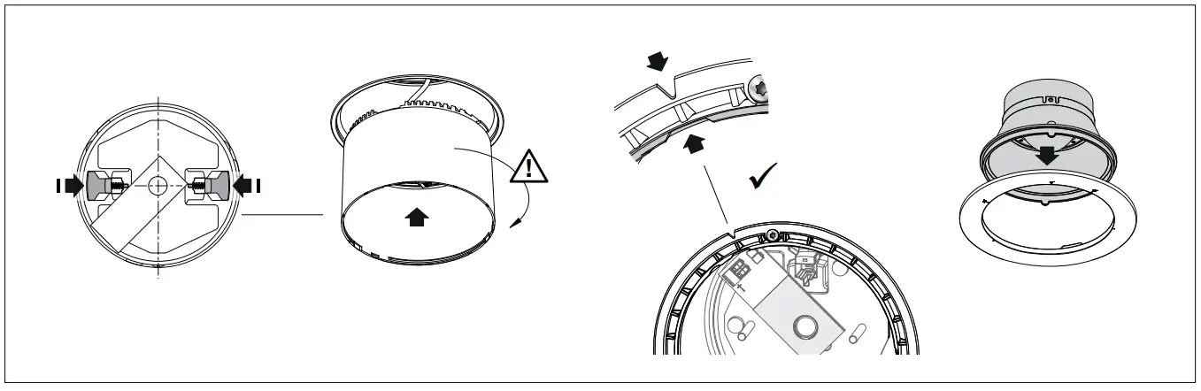 BEGA 51196 1 LED Recessed Ceiling Downlight - Parts 3