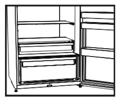 SUMMIT FF1513SS Series Compact Refrigerator - Crisper