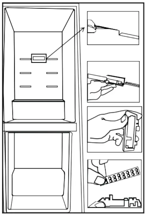 SUMMIT FF1513SS Series Compact Refrigerator - cleaned