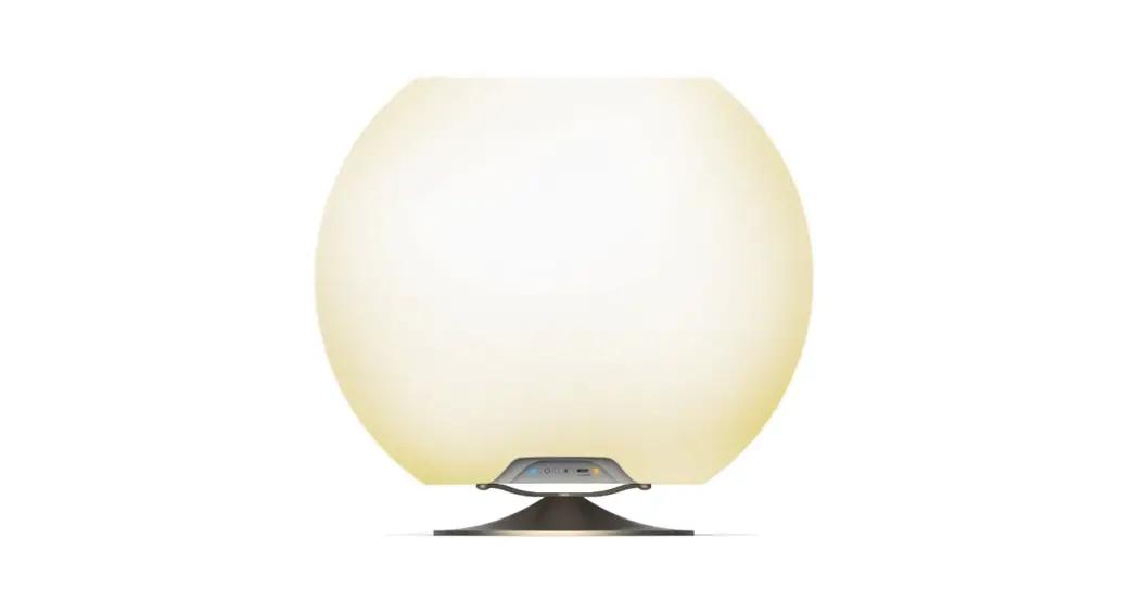 Kooduu Sphere Brushed Silver Table Lamp User Guide
