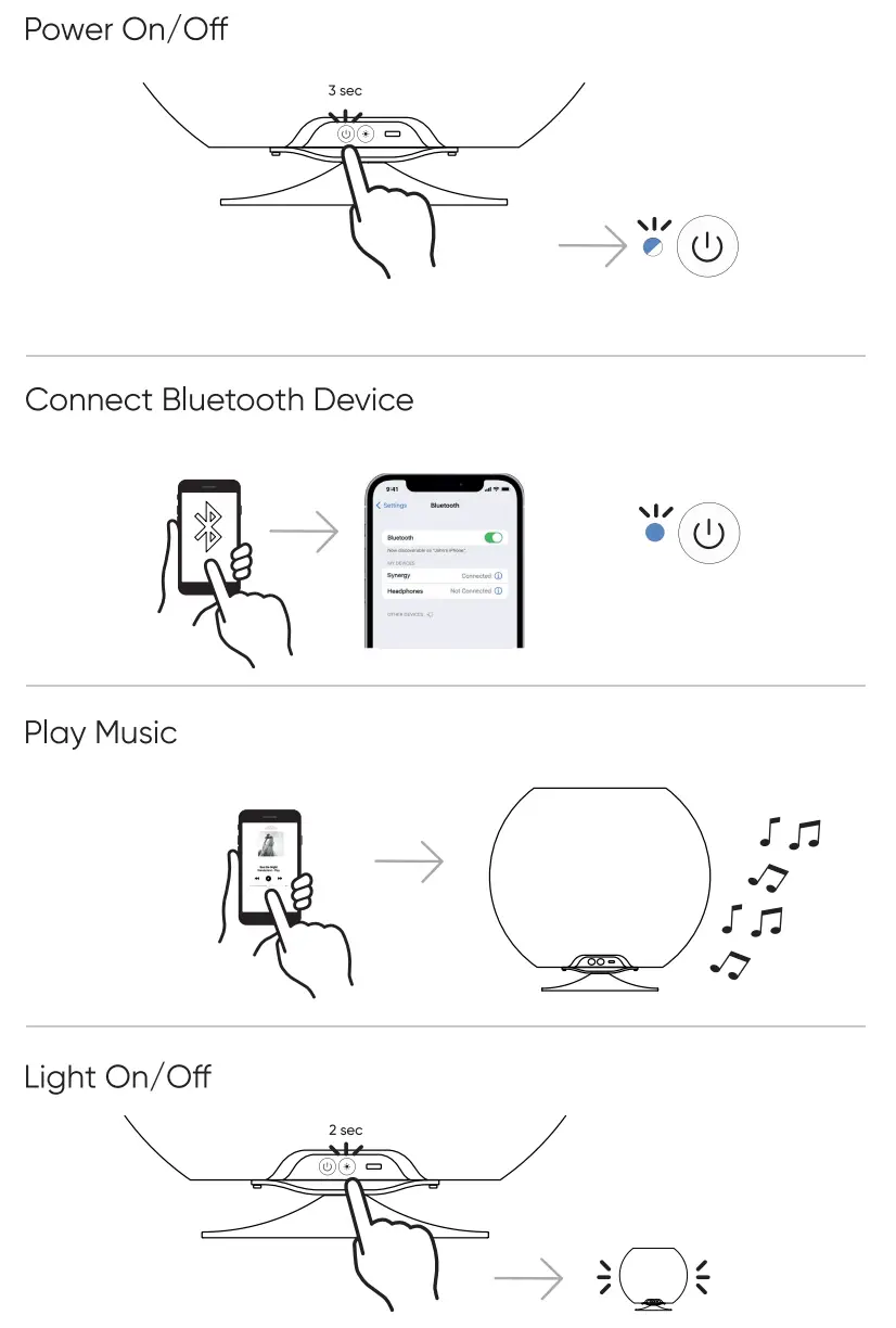 Kooduu Sphere Brushed Silver Table Lamp - pairing 2