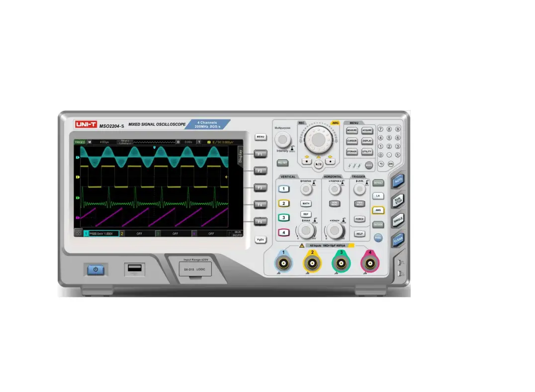 Uni-t Mso-upo2000 Series Digital Phosphor Oscilloscope User Guide Uni-t Mso-upo2000 Series Digital Phosphor Oscilloscope User Guide