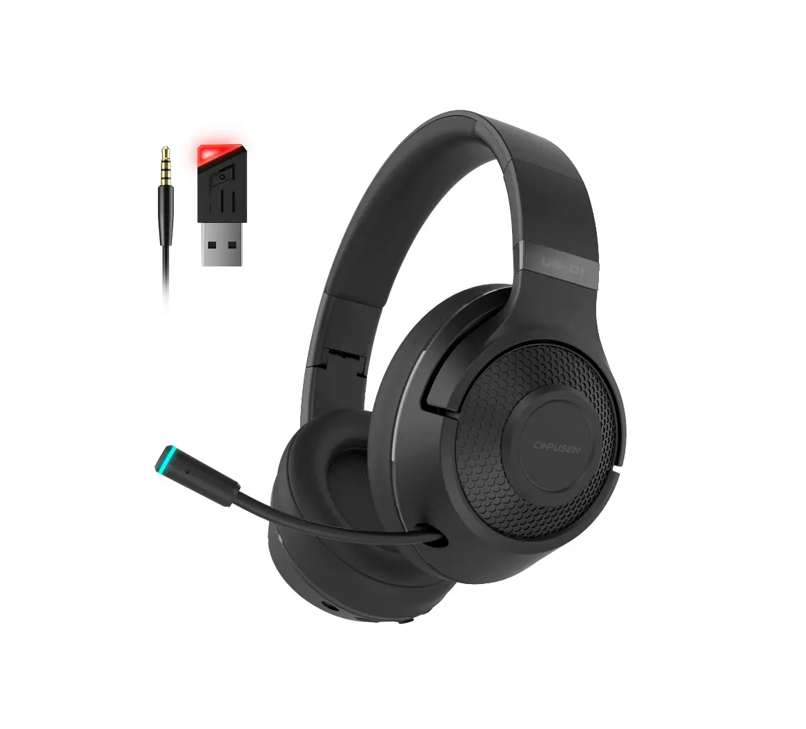 Cinpusen Ug-01 2.4ghz Wireless Gaming Headset User Manual Cinpusen Ug-01 2.4ghz Wireless Gaming Headset User Manual