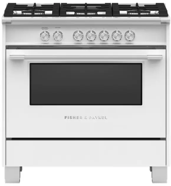 FISHER PAYKEL OR36SCG4W1 5 Burner 36 Inch Gas Range