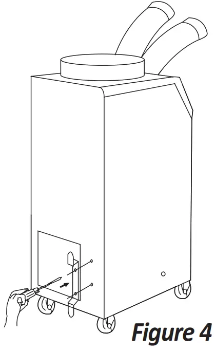 KOLDWAVE 6KK21BGA2AA00 Portable Air Conditioner - POWER CORD HOLDER