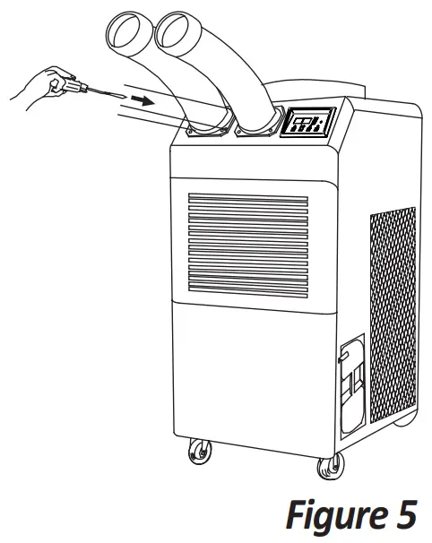 KOLDWAVE 6KK21BGA2AA00 Portable Air Conditioner - SUPPLY AIR DUCT