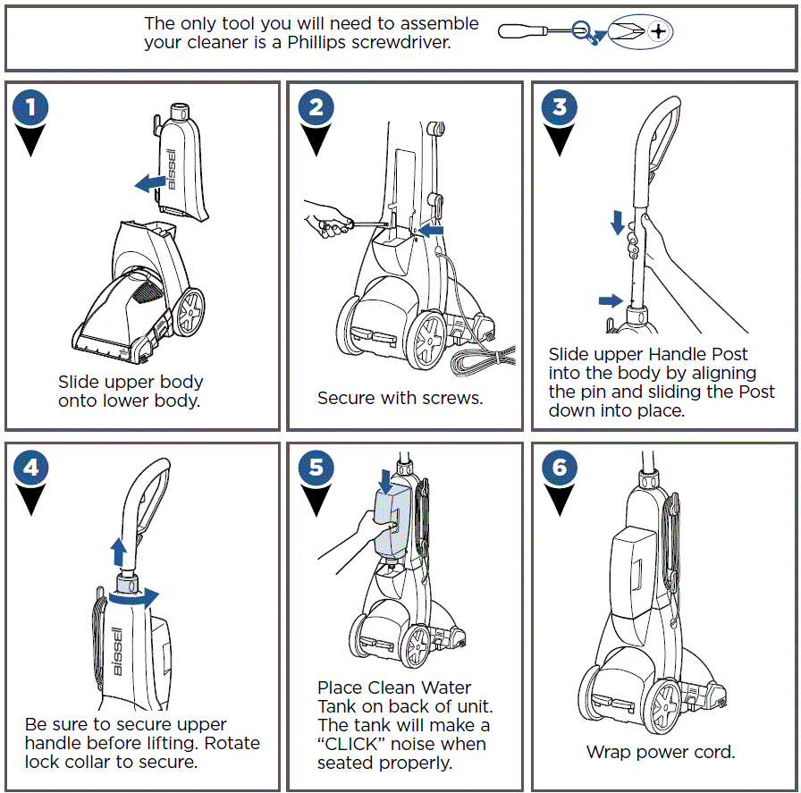 Bissell Turboclean Powerbrush Pet 2085 Deep Cleaner User Guide-fig-5